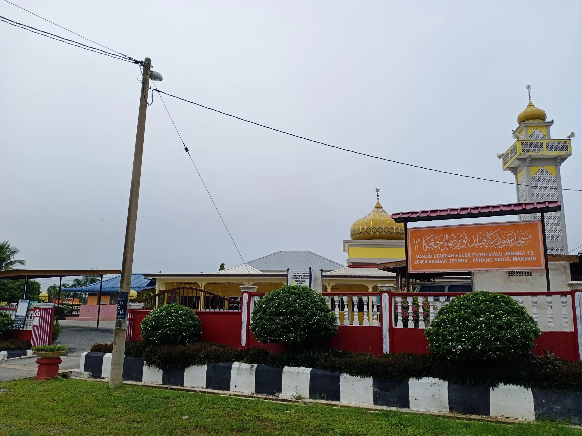 Gambar Masjid Ubudiah FELDA Jengka 13