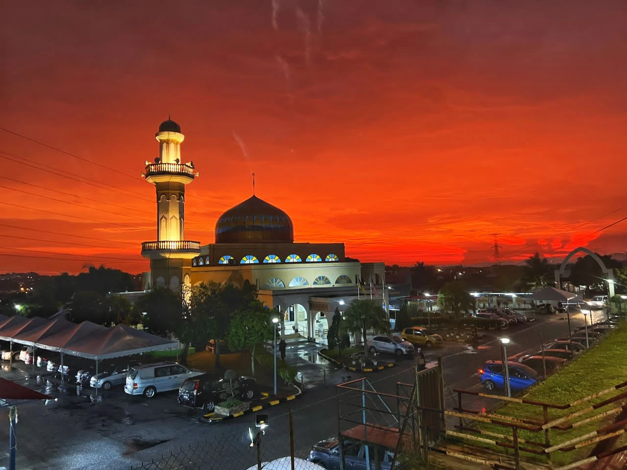 Gambar Masjid Al-Munawwarah Kariah Panchor Jayar